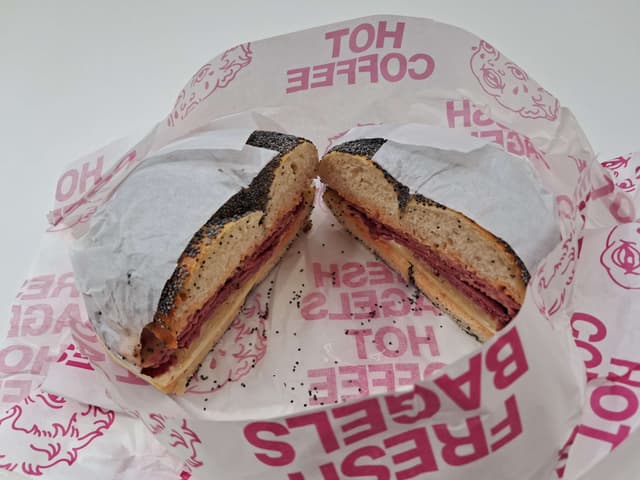 Bagel at Grainger Market